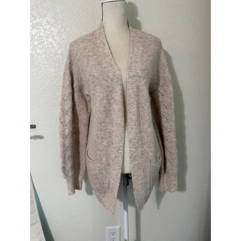 Alexis Taylor‎ New York Open Front Cardigan Sweater, Size Large
